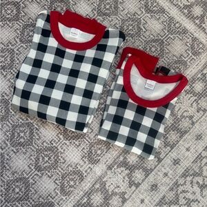 Pair of Hanna Andersson pajama tops Christmas